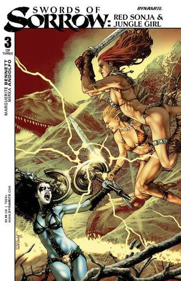 Espadas do Sofrimentoː Red Sonja & Garota da Selva #3