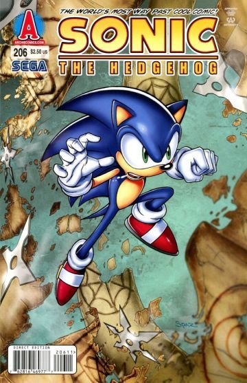 Sonic, the Hedgehog #206