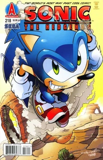 Sonic, the Hedgehog #218
